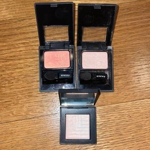 2 sisley eyeshadows and 1 nars eyeshadow